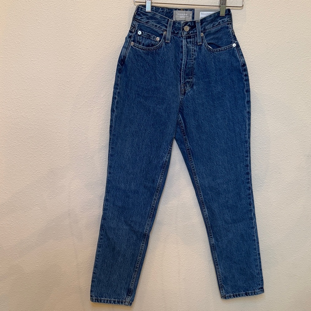 NWT Everlane High Rise Straight Women's Jeans Size Regular 24